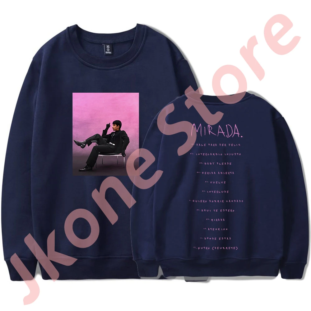 Ivan Cornejo Mirada Pink Cover Crewneck Sweatshirts Cosplay Women Men Fashion Casual Long Sleeve T-Shirts