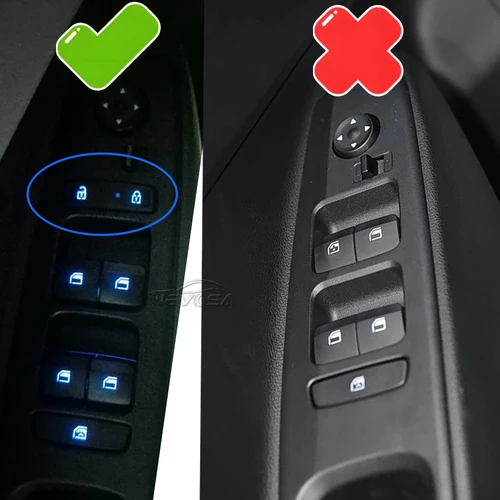 Imagen 2 del producto Conductor delantero izquierdo para Hyundai Grand I10 2020-2025 93571K6200NNB interruptor de Control de ventanilla eléctrica principal botón elevador de vidrio