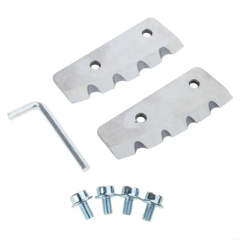 

L1EE 6 Inch Steel Ice Auger Replacement Drill Corrosion Resistant Ice Auger for Efficient Drilling & long service Sharpness