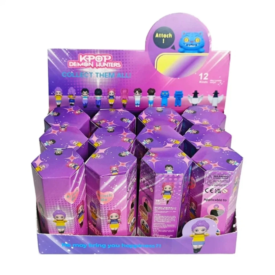 

2025 Kpop Охотники на демонов Mystery Box Лежащая кукла Украшение для телефона и автомобиля Аниме Фигурка Игрушки Симпатичная Коллекционная кукла из ПВХ