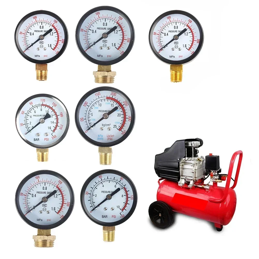 Y60 0-1.6Mpa 0-230PSI Pool Filter Water Pressure Manometre Pression Pressure Gauge Meter Manometer Pool Gauge