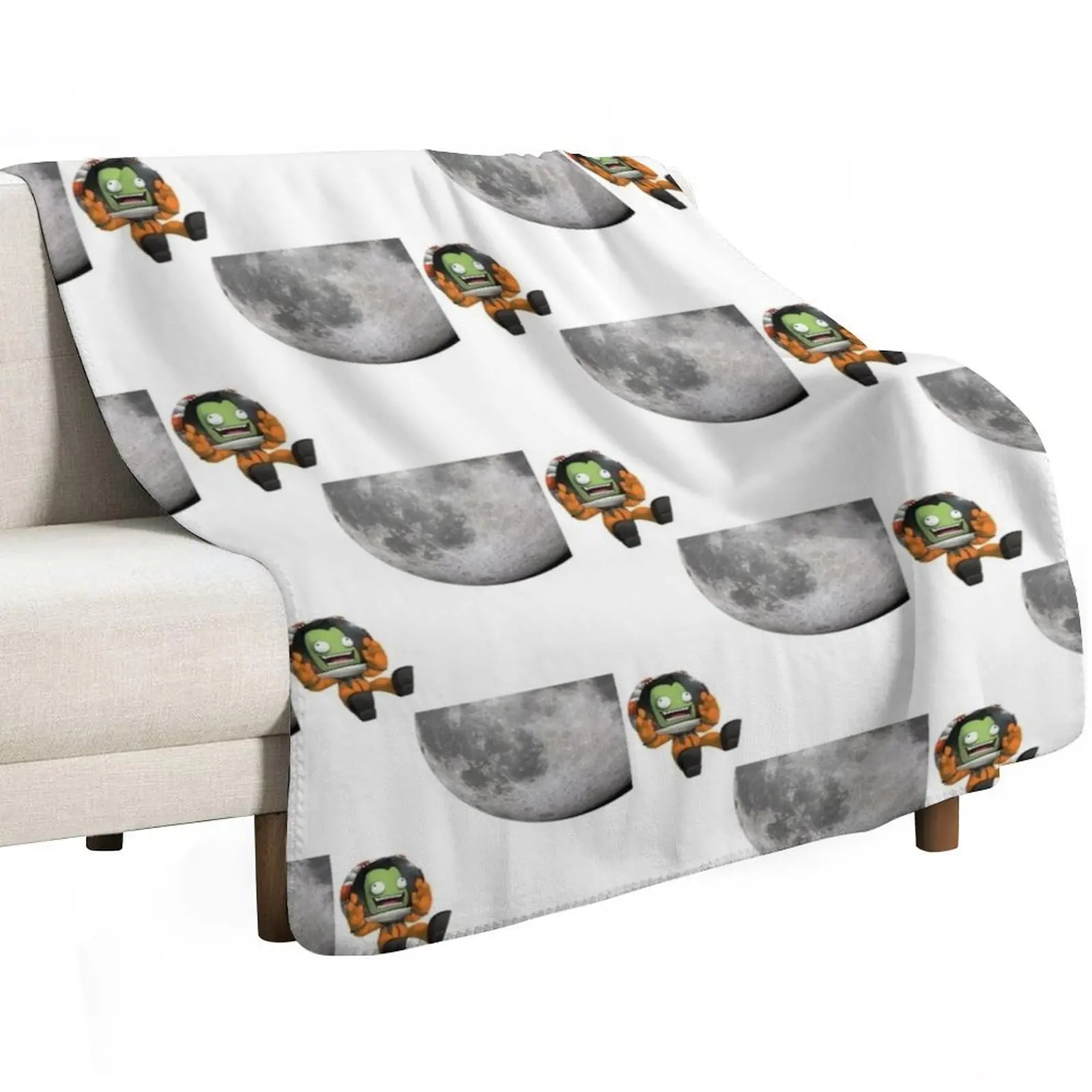 Kerbal Spacecraft program , Falling and Crash , Earth Throw Blanket Thin sofa bed Furry Beautifuls Polar Designers Blankets