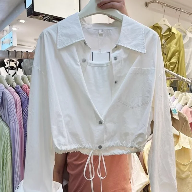 

Women's Short Jacket Students Versatile Loose Long-sleeved Shirt Design Niche Ins Trendy Autumn