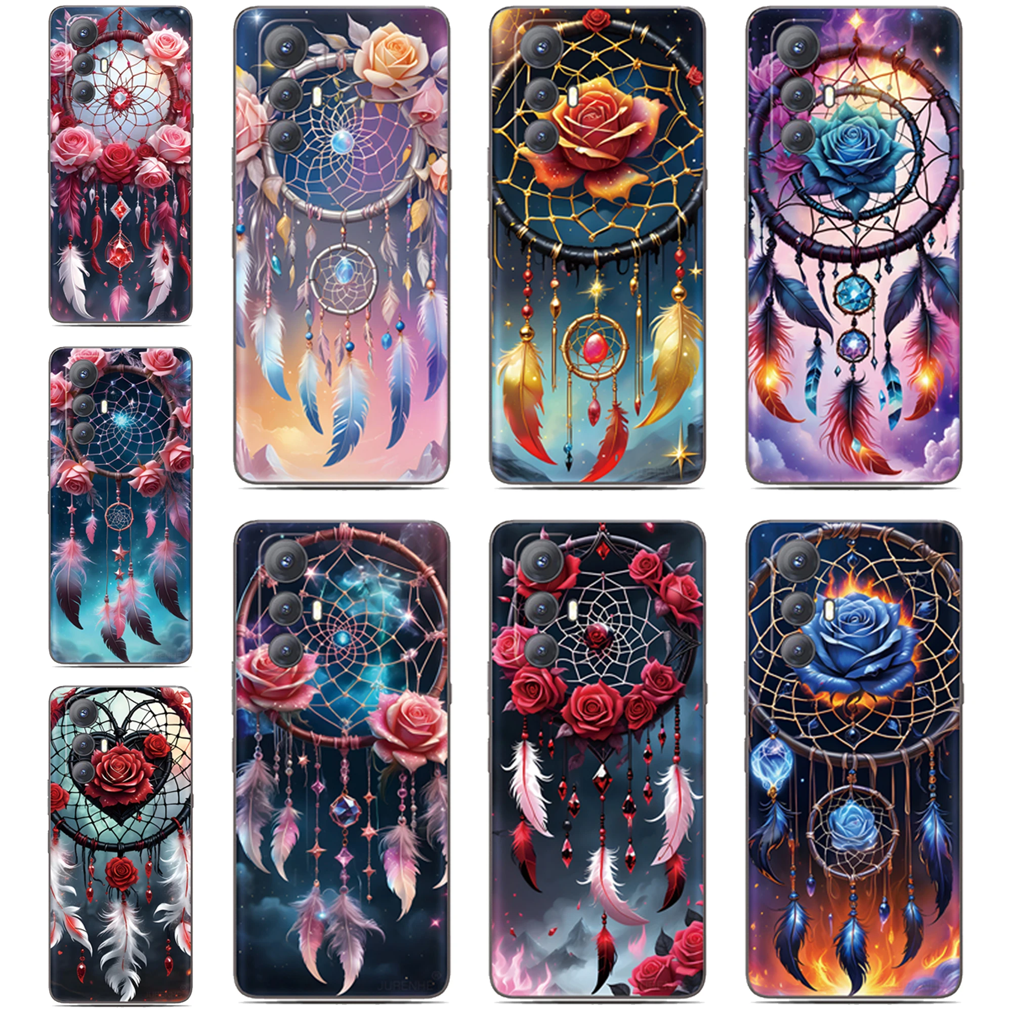 Чехол-ловец снов для iPhone 17, 16, 15, 11 Pro Max, X, 7, 8, SE 3, 2, iPod Touch 7, 6, 5, Nothing CMF Phone 1, 2 Pro, 2A, 4A, 3A Lite