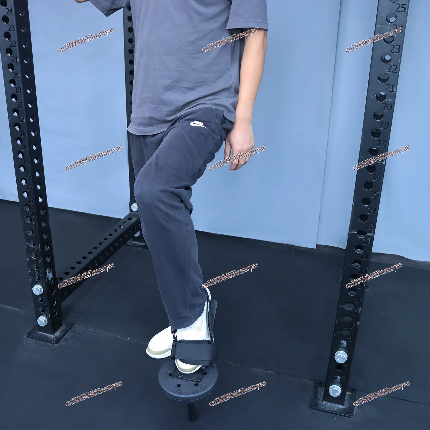 Single leg weight-bearing tibia anterior muscle trainer calf anterior ankle strength