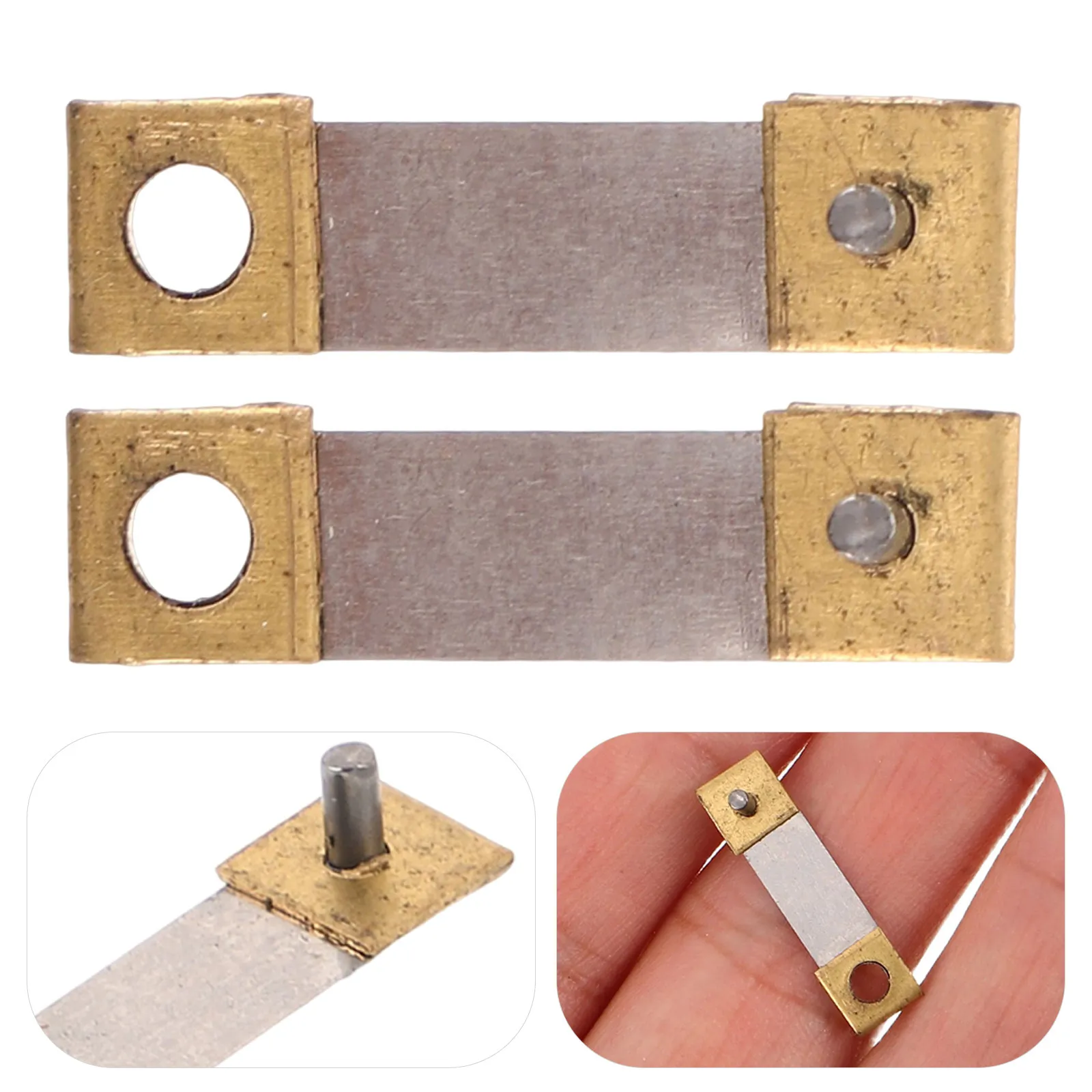 5 PCS Mechanical Wall Clock Movement Part Metal Leaf Suspension Spring Golden Swing Decorative Grandfather