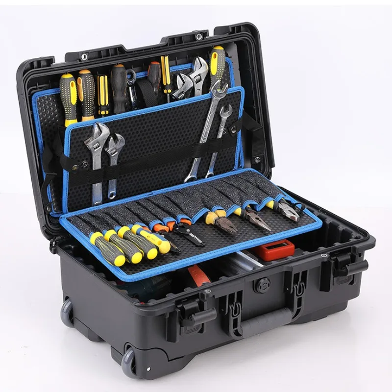 Caja de Herramientas profesional, almacenamiento de Hardware de mantenimiento de electrodomésticos de grado Industrial, productos manuales