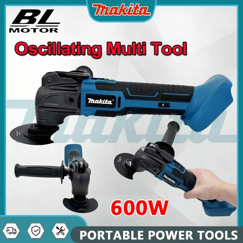 

Makita 20000OPM Electric Saw Trimmer Cutting Woodworking Power Tool for 21V 18V Battery 600W Oscillating Multi Function Tool