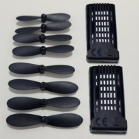 4DRC V17 Original Battery and Propeller Blade Spare Part Kit for 4D-V17 RC Drone Airplane Accessory