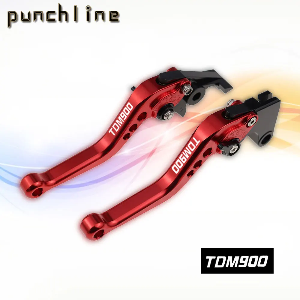 Fit For TDM 900 2002-2003 TDM900 TDM-900 2002 2003 Motorcycle CNC Accessories Short Brake Clutch Levers Adjustable Handle Set