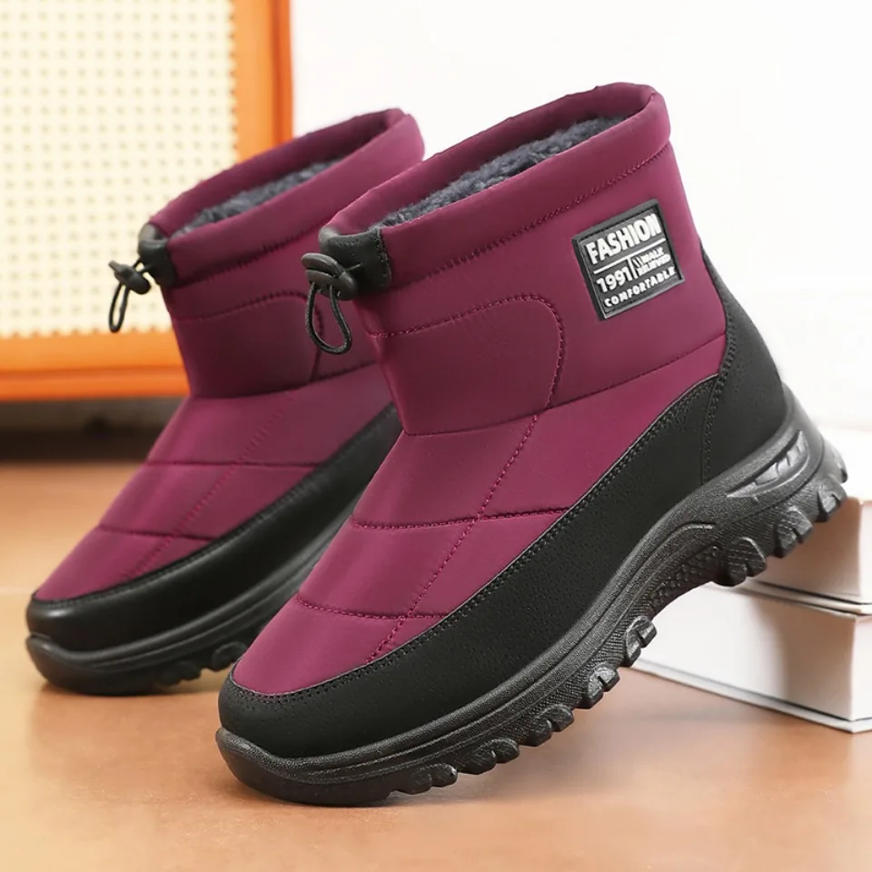 

Winter Warm Women's Snow Boots Anti slip Hiking Shoes New Women's Fashion Thick soled Shoes Special Offer Shoes
