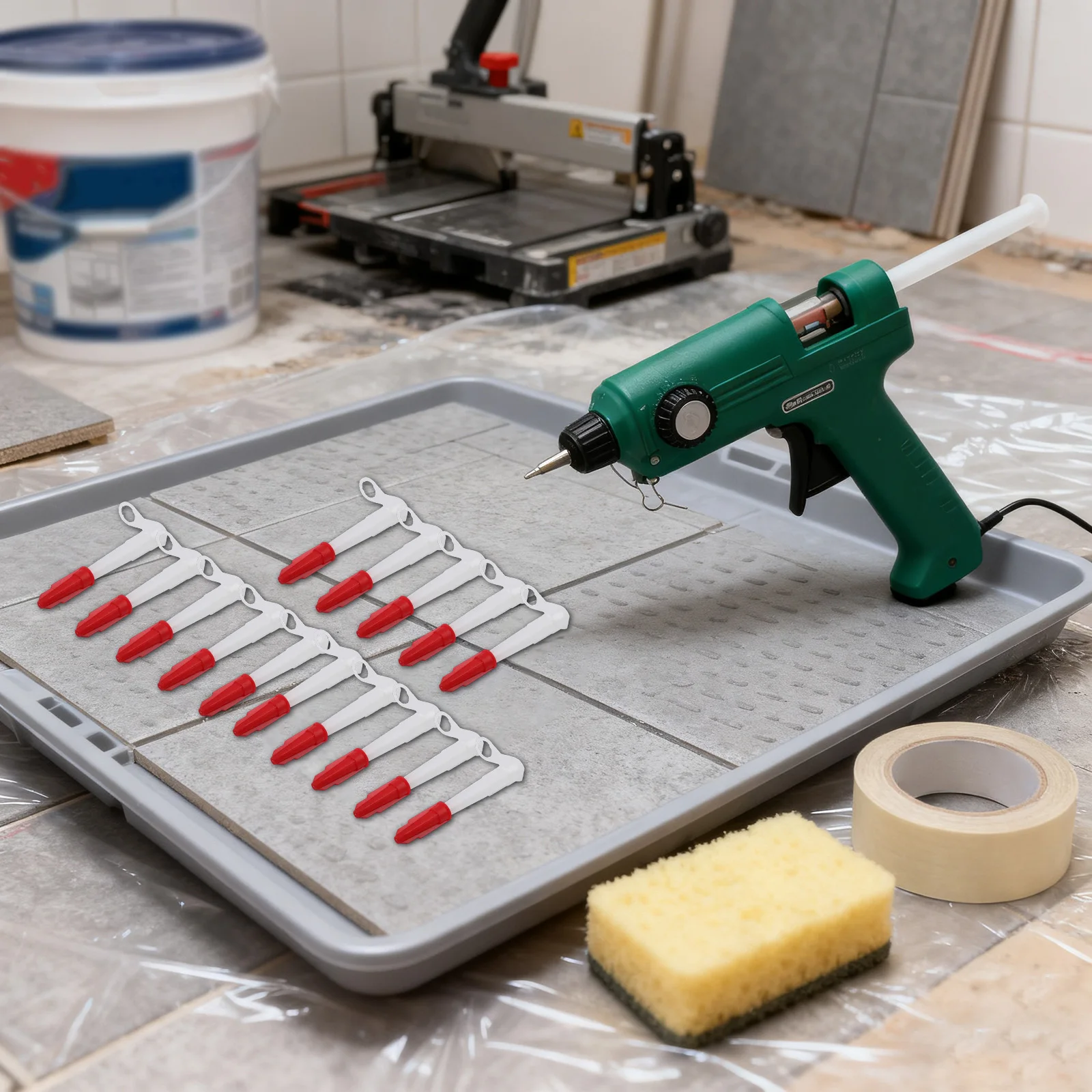 Threaded Caulking Nozzle Cap Set for Silicone and Mastic Cartridges to Avoid Drying and Waste of Partially Used Tubes