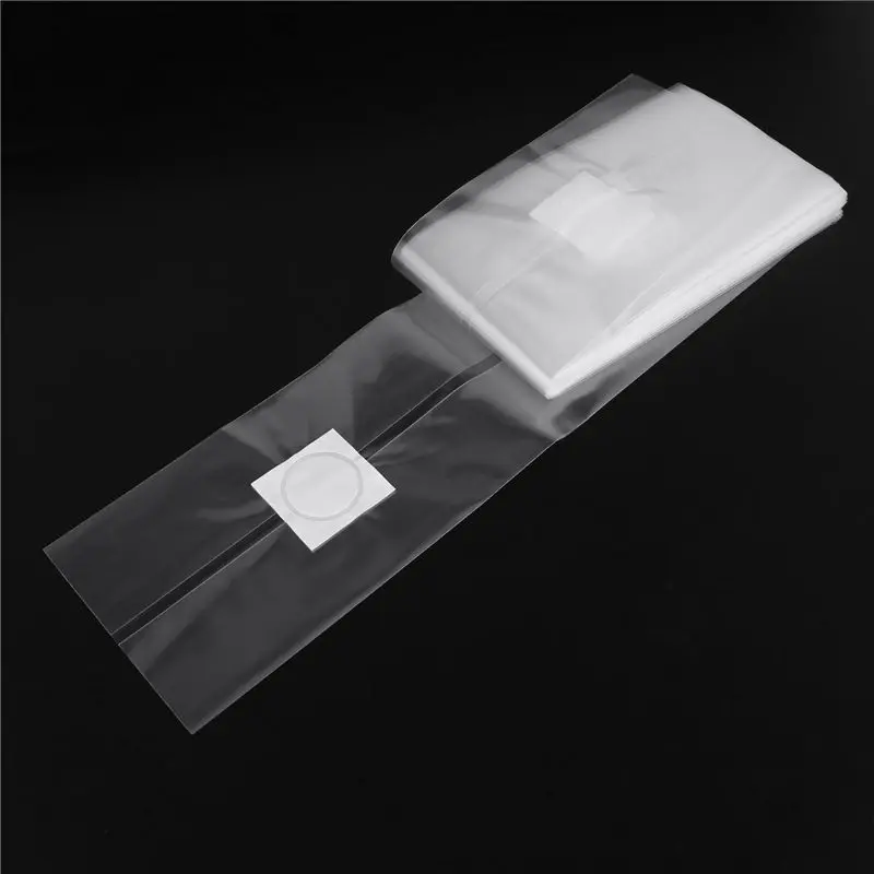 A27F-120Pcs Mushroom Growing Bag Mushroom Bags Thick 6 Mil Bags 10Inch X 20Inch 0.2 Micrometre Filter Breathable Autoclavable
