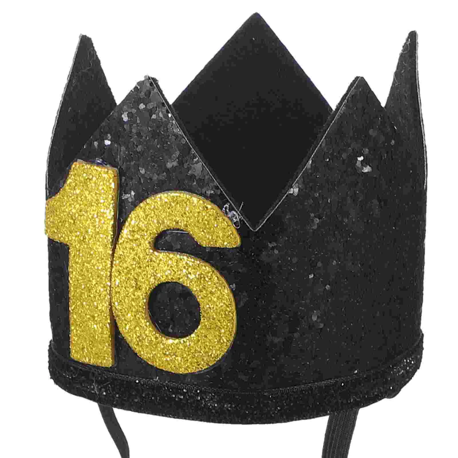 Crown Birthday Hat Kings Crowns for Girls Party Headbands Makeup Cake Funny Cap Decor Accessories