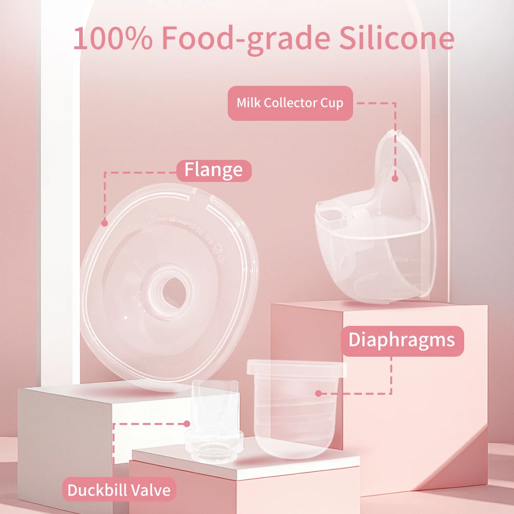 

Полный комплект, сменные детали для переноса молокоотсоса, совместимые с молокоотсосом S32, чашка для сбора молока, клапан «утконос», диафрагма