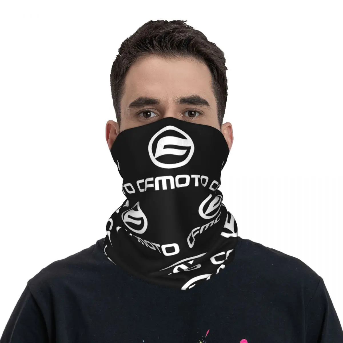 Endearing CFMOTO Bandana Neck Cover Motocross Wrap Scarf Multi-use Cycling Riding Unisex Adult All Season