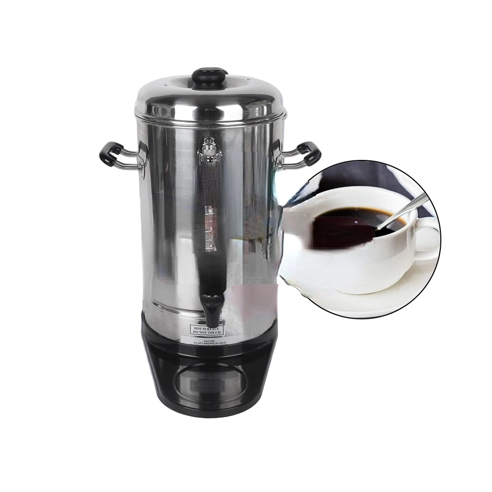 Caliente Drinken Koffie Thee máquina caldera Buffet aparato Elektrische Koffiemachine Commerciële Catering Waterketel Koffie urna
