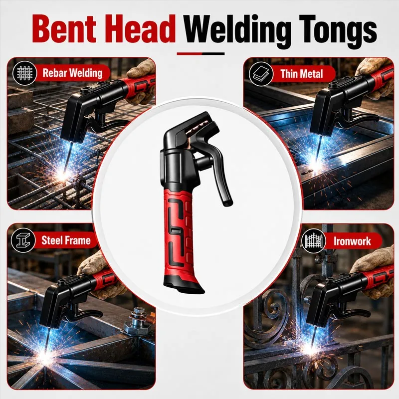 300A/600A/800A/1000A Electrode Holder Welding Pliers with Heat Resistant Copper Electrode Holder High Temperature Stable Welding