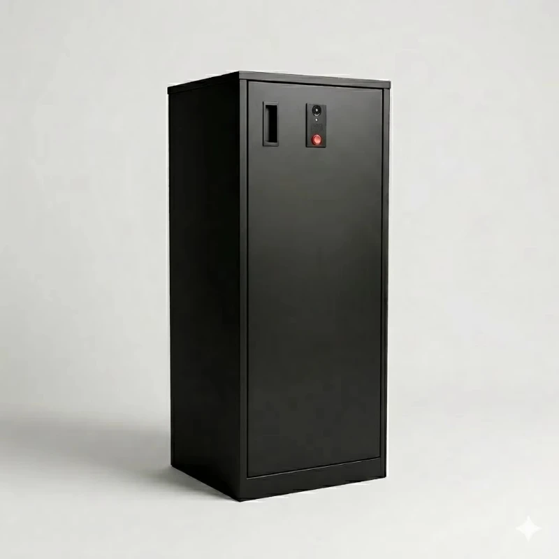 Smart oversized mailbox parcel cabinet, with video intercom function, remote access, weatherproof, suitable for porches