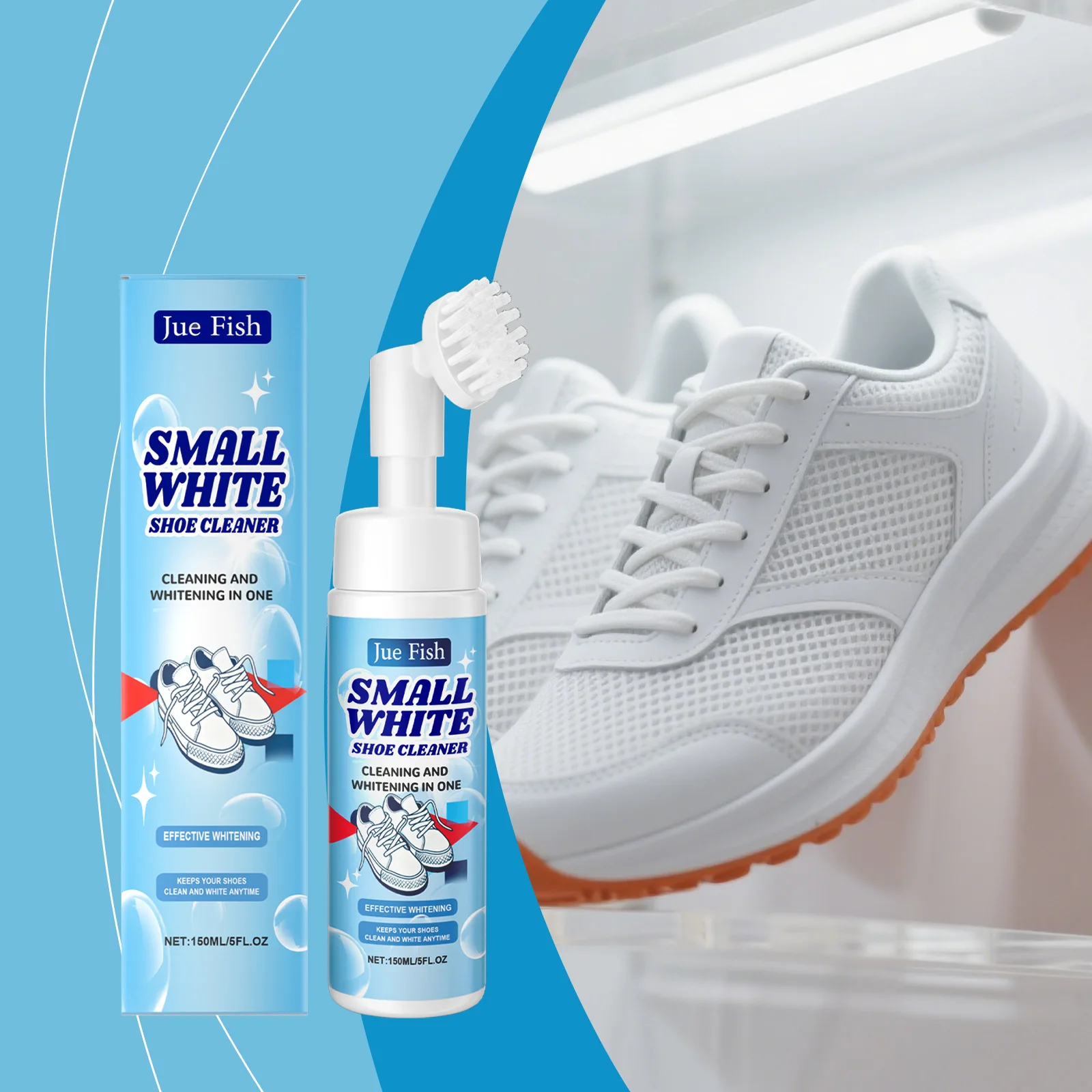 White Shoe Cleaning Mousse Quickly Removing Stubborn Dirt Effectively Cleaning Yellowing Mark Eliminate Odor White Shoes Cleaner