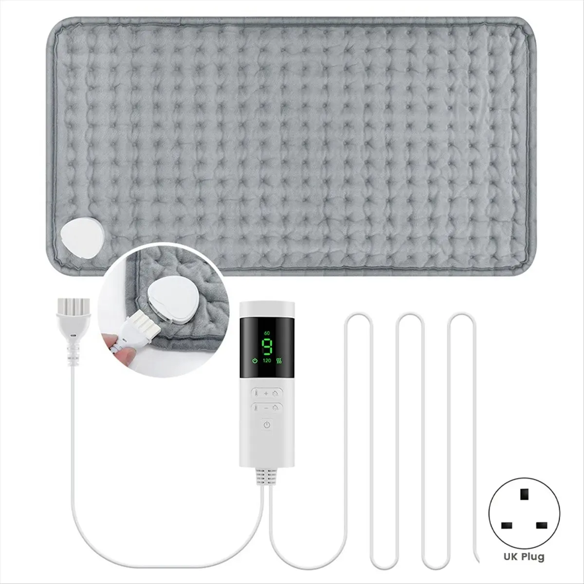 Electric Heating Blanket Heated Mat Electro Sheet Pad for Bed Sofa Warm Winter Thermal Blankets Warmer Home Use Mat B UK Plug