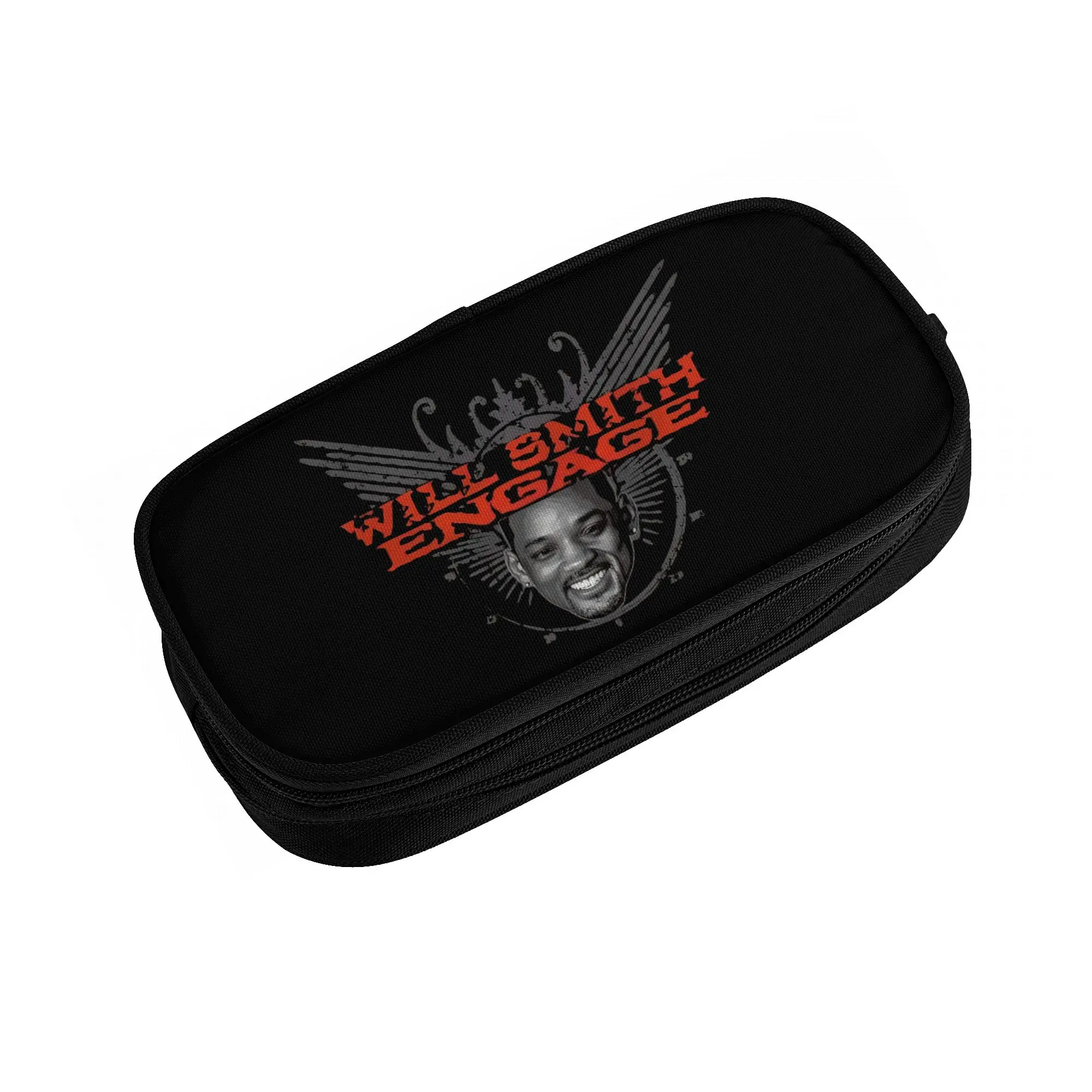 Wills Smiths American Actor Rapper  Cute Pencil Cases Boy Girl Large Capacity  Pencil Bag School Supplies