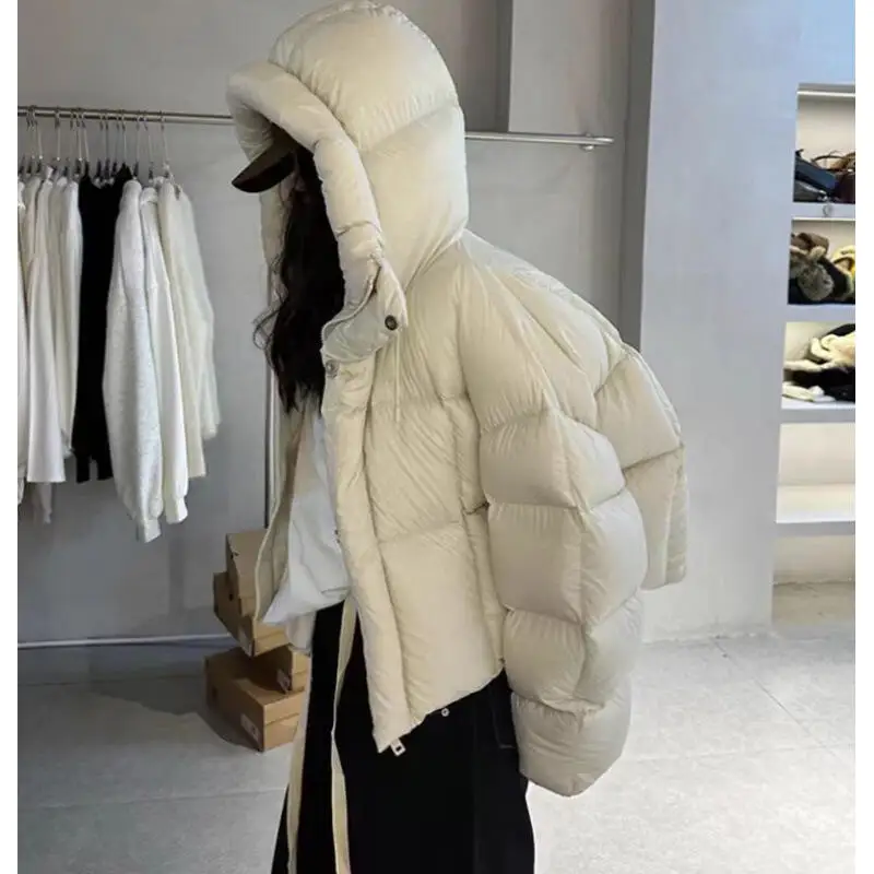 Fille étudiant vers le bas coton veste coton rembourré veste épaissir Style américain automne hiver femmes à capuche doudoune manteau