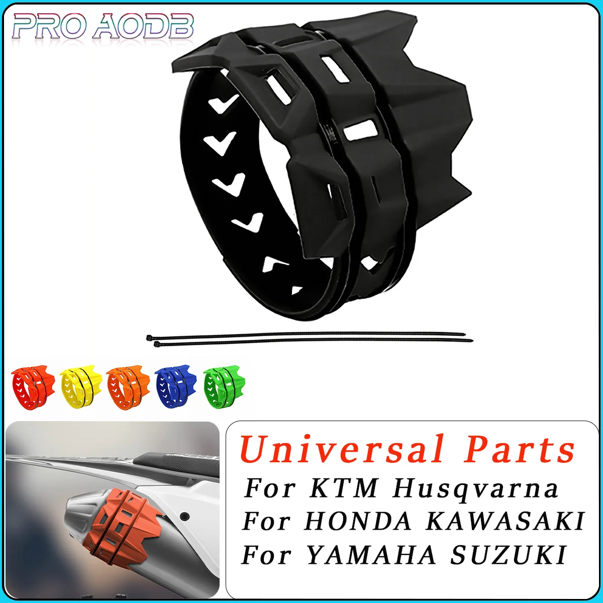 

Universal Exhaust Protection Cover Motorcycle Exhaust Muffler Silencer Protector Guard For KTM SX EXC Motocross Dirt Pit Bike