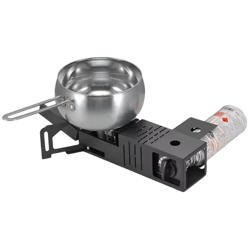 Camping Cassette Stove Portable Cooker Camping Cookware Portable Camp Stove With Easy Installation For Backpacking Picnic Hiking