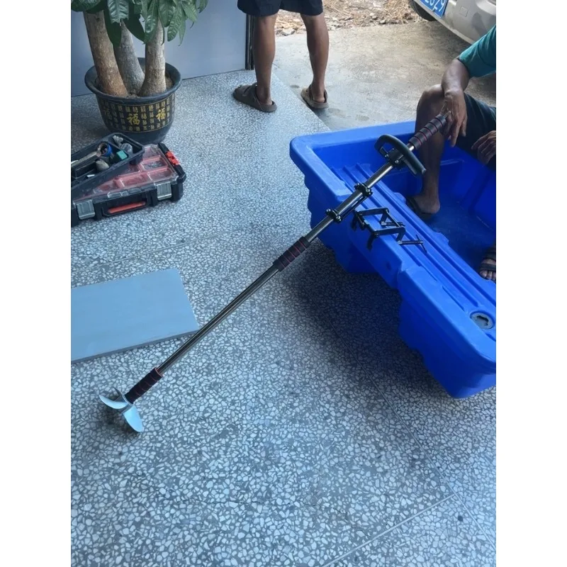 

1m Shaft Electric Outboard Motor – Handheld Trolling Motor with Aluminum Propeller for Kayak & Inflatable Boat