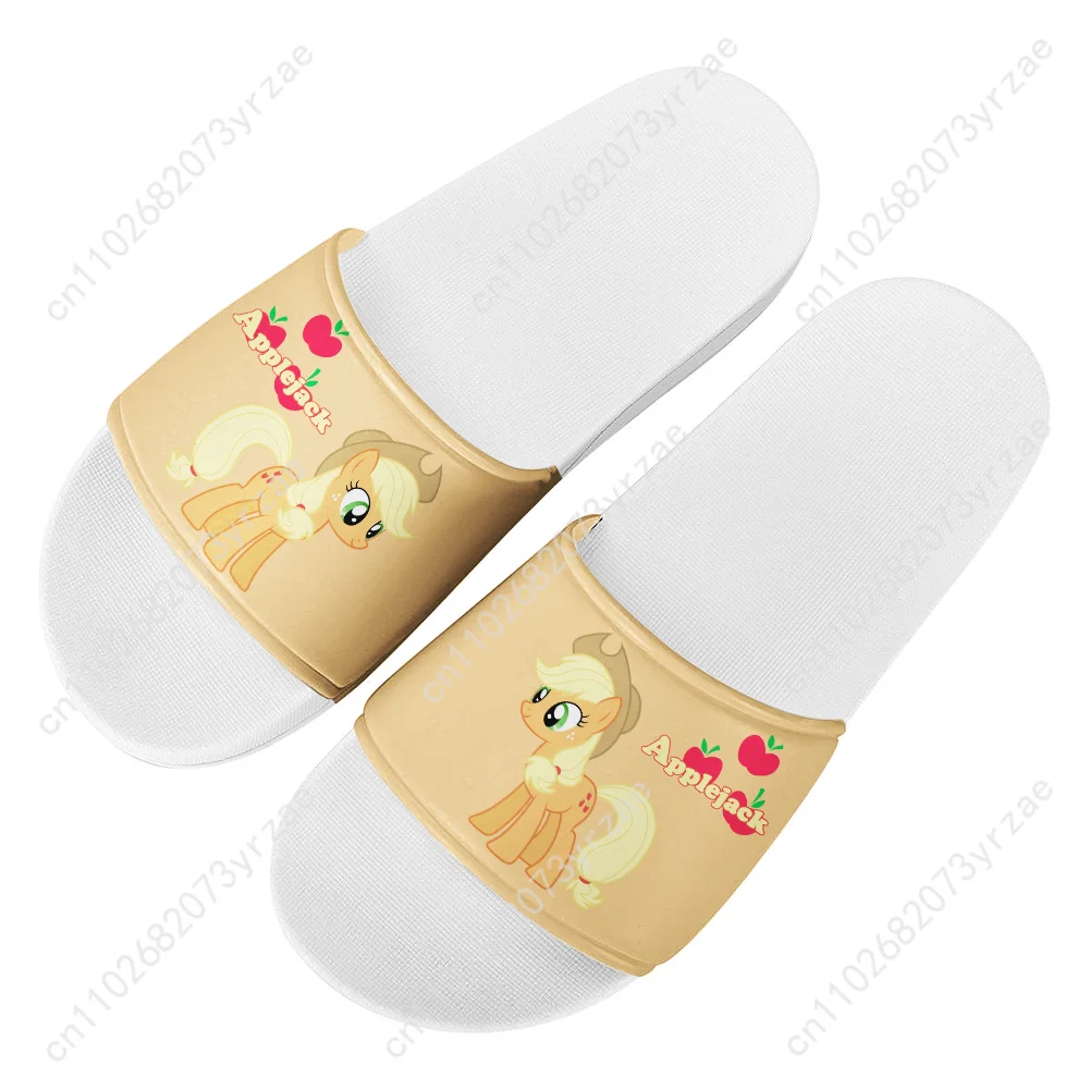 

Applejack Sandals Man Woman Home Slippers My Little Pony Friendship Is Magic Fashion Cosplay Water Shoes Custom Footwear