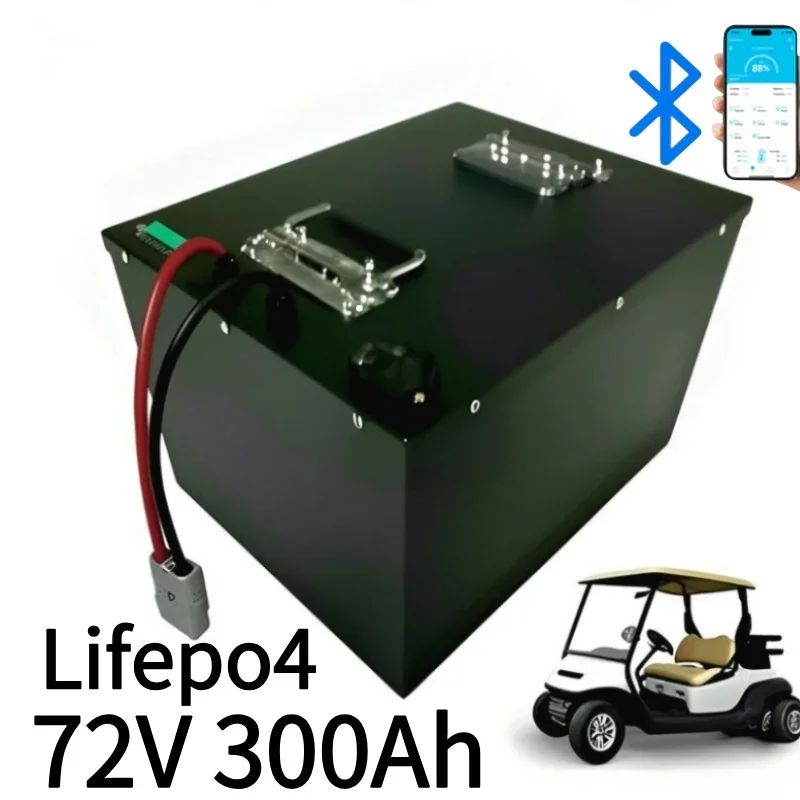 

Аккумуляторная батарея LiFePO4 72В 300Ач глубокого разряда с зарядным устройством для гольф-каров, автодомов, солнечных систем - литий-железо-фосфатный аккумулятор