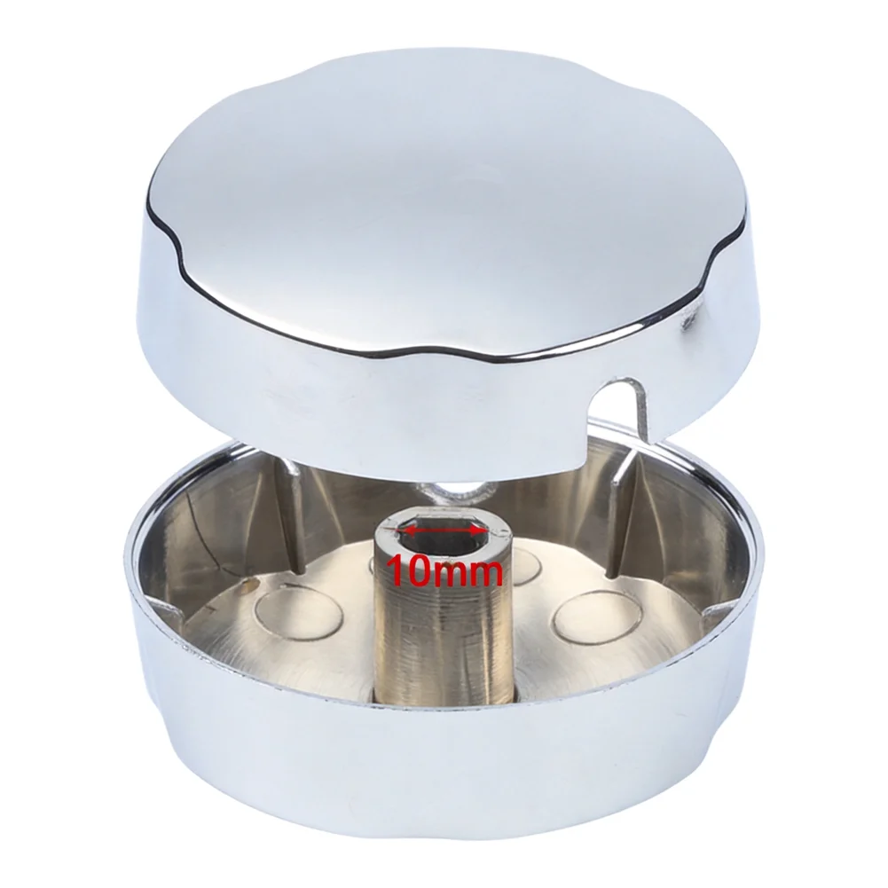 Ergonomic Grip Bathtub Control Knob Bathroom Repair Bathtub Maintenance 74 Mm Diameter Chrome Knob Overflow Prevention Design