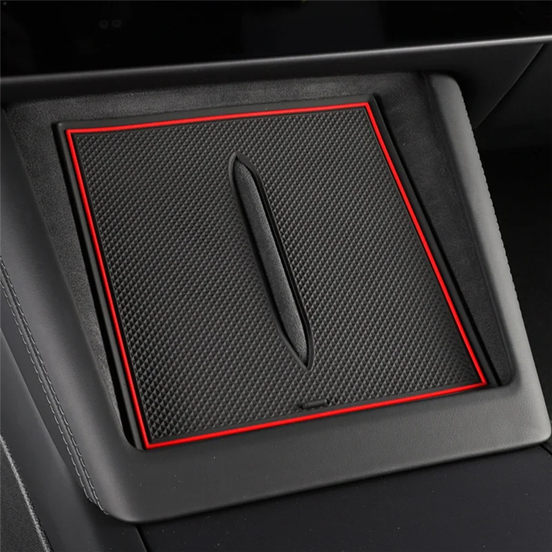 

AU28-Water Cup Slot Dustproof Protective Pad Storage Pad Storage Pad For Tesla Model 3 Highland 2024