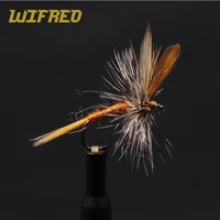 Wifreo 6/10 piezas Adams Fly # 14 Paracaídas mosca seca trucha Artificial señuelo de pesca cebo adulto Mayfly volando Caddis o Midge