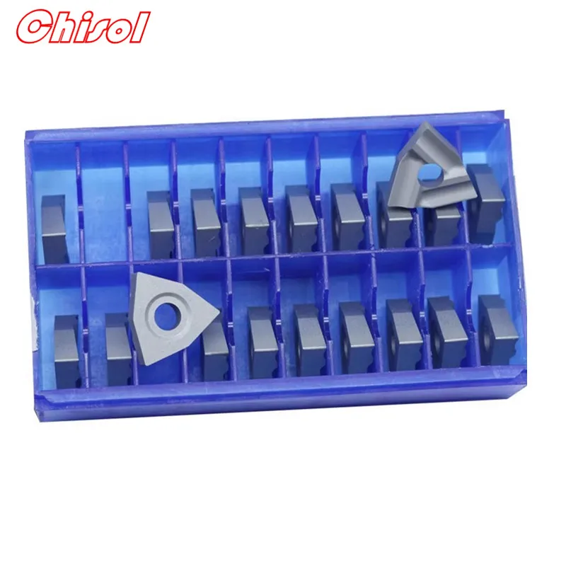 

10pcs/Box 31905F 31905FZ YT14 YT15 YT5 YW1 YW2 YG6 YG8 Carbide Hard Alloy Machine Clamp Triangle Blade Cutter CNC Milling Insert