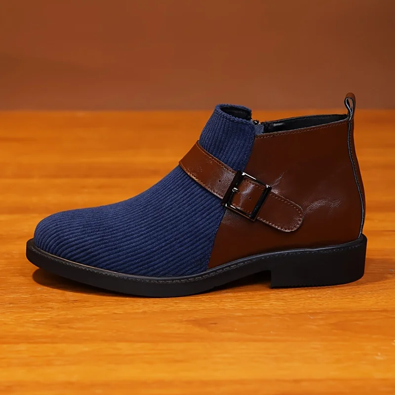 

Осенне-зимняя мужская обувь Bubuk, мужская деловая повседневная обувь, удобная мужская обувь большого размера со средним верхом на толстой подошве, подходит для ранней осени, осенне-зимняя уличная одежда, теплые мужские ботинки, модные и универсальные для