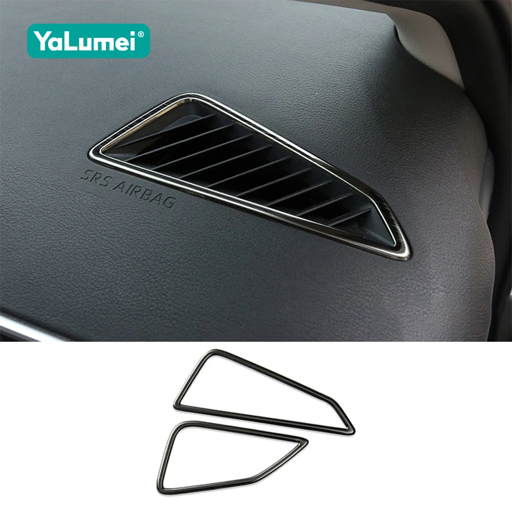 Für Toyota Corolla E210 2019 2020 2021 2022 2023 2024 2025 2026 Edelstahl Armaturenbrett Klimaanlage Lüftungsauslass Zierleiste Abdeckung