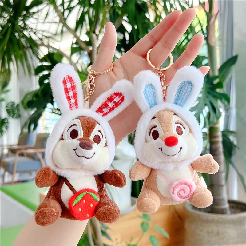 

Плюшевые игрушки Disney Chip Dale, плюшевые игрушки, брелки, сумки и подвески для ключей, сувениры для вечеринок, подарки на день рождения/Рождество, подарок на День святого Валентина