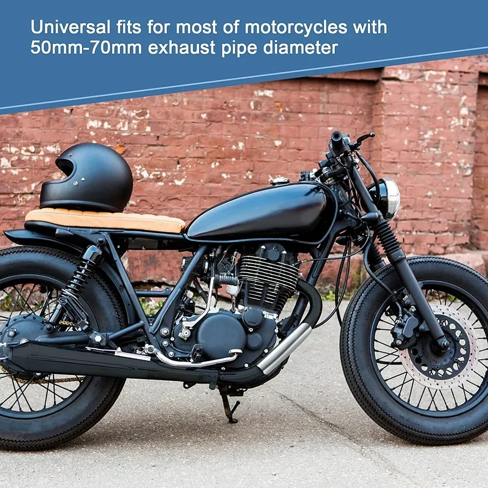 Motorcycle Universal Exhaust Muffler Pipe Heat Shield Insulation Cover Guard Protection For Harley Indian Kawasaki Yamaha