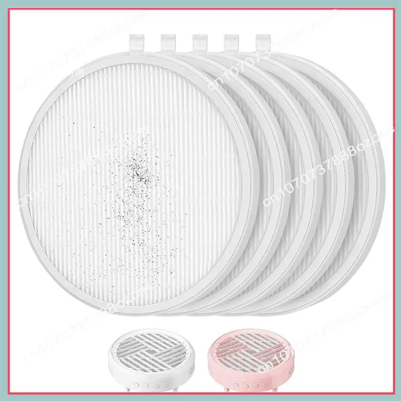 A26P 5 Pack Reusable Nail Dust Collector Filters For Melodysusie Hpro Filter No Spilling Dust Filter For Nail