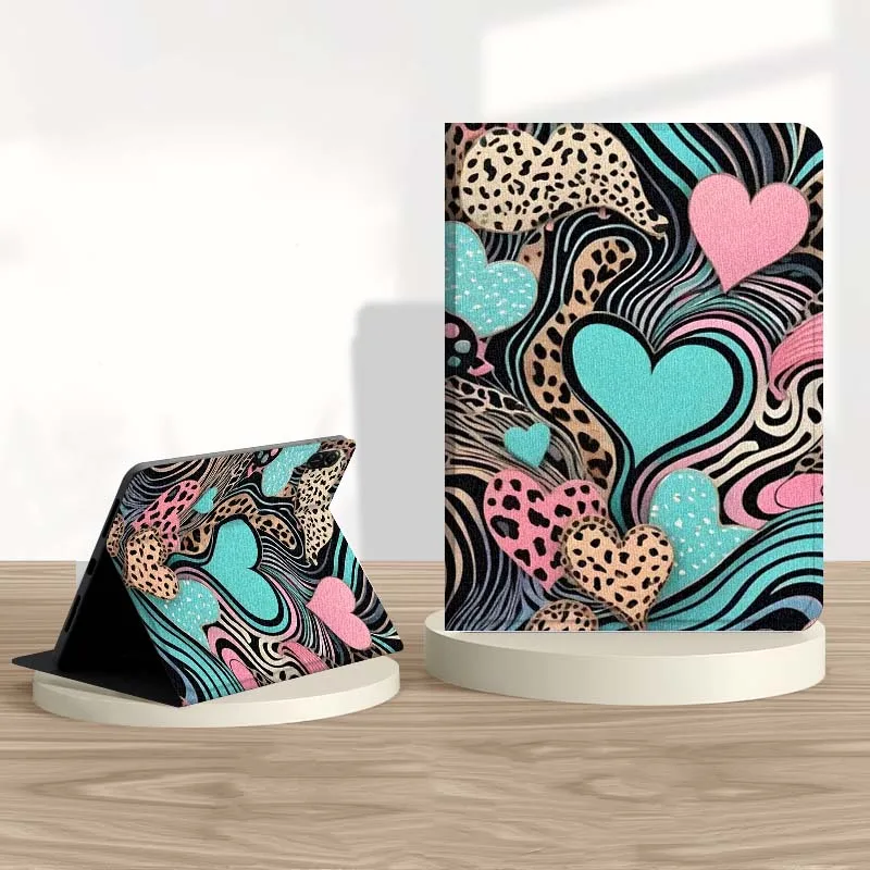 

Чехол для планшета с леопардовым принтом Love для Honor Tab Pad 6 7 8 9 X8 V7 V8 X9 13 X8a X9a Pro 10 Magic GT GT2 10,1 13,3 дюйма