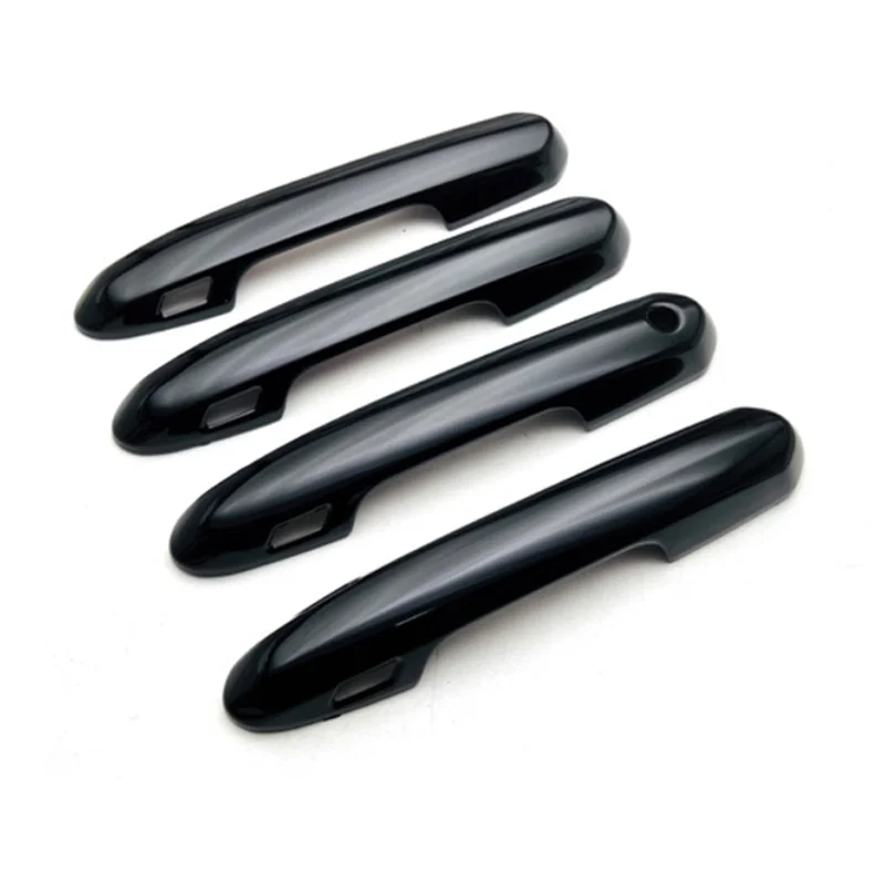 Car Exterior Door Handle Cover Trim Stickers for Toyota Crown Crossover 2023 Accessories - Black