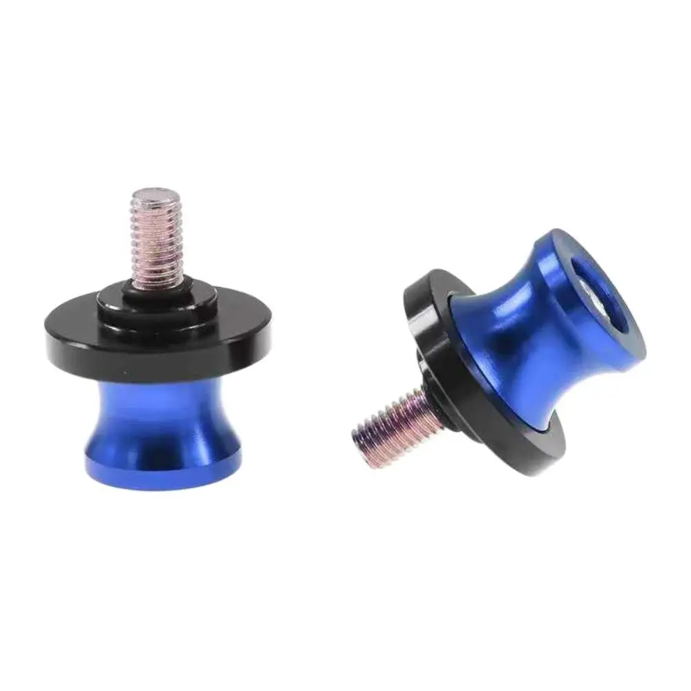 Aluminum Alloy Motorcycle Swingarm Spools 8mm Durable Spools Sliders Stand Screws Corrosion Resistant Swing Arm Stand Screws