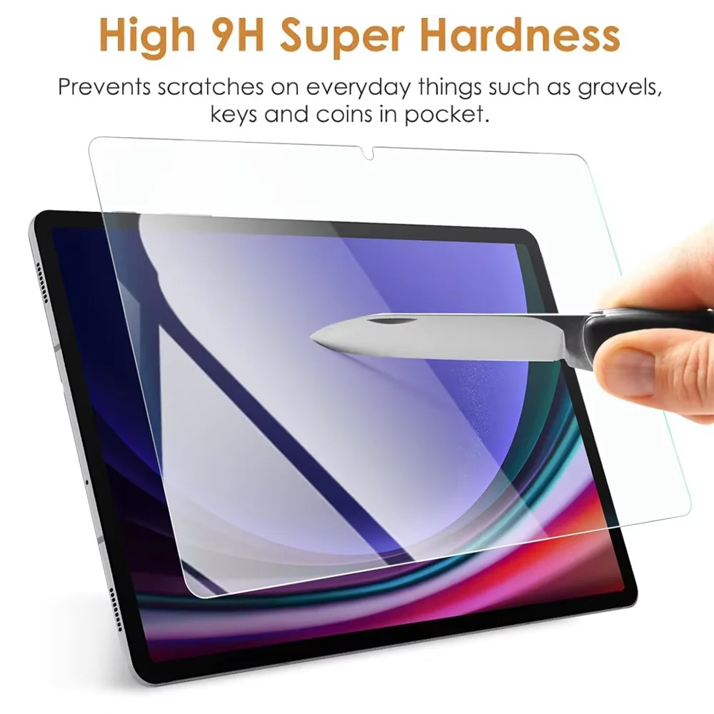 1PCS HDTempered Glass Screen Protector For Samsung Galaxy Tab S9 11 Inch 2023 SM-X710 Anti-Scratch Bubble Free Protective Film