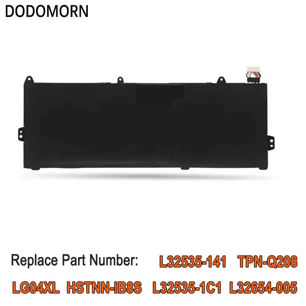 DODOMORN LG04XL بطارية الكمبيوتر المحمول ل جناح Hp 15-DK0015LA 15-CS1001LA 15-CS1002LA سلسلة 68Wh 15.4V جودة عالية