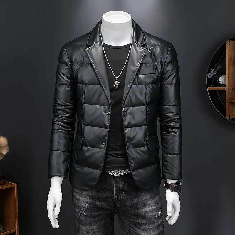 2025 new arrival winter 90% white duck down jackets men,mens warm thicked blazer, 6606