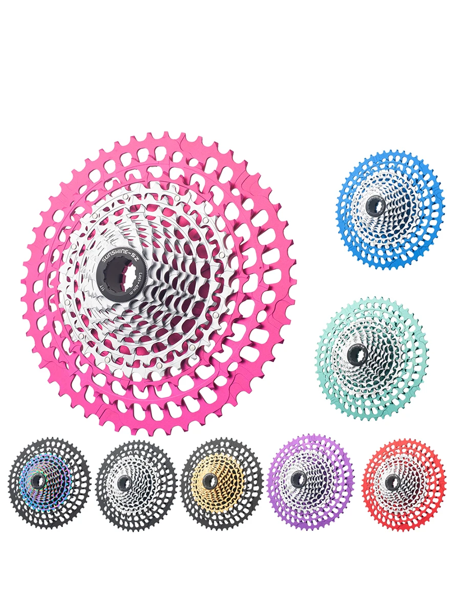 AliExpress SENSAH SUNSHINE K7 12 Speed MTB Cassette 11-46T 11-50T 11-51T HG Hub -CNC 12s Bicycle Sprocket for MTB