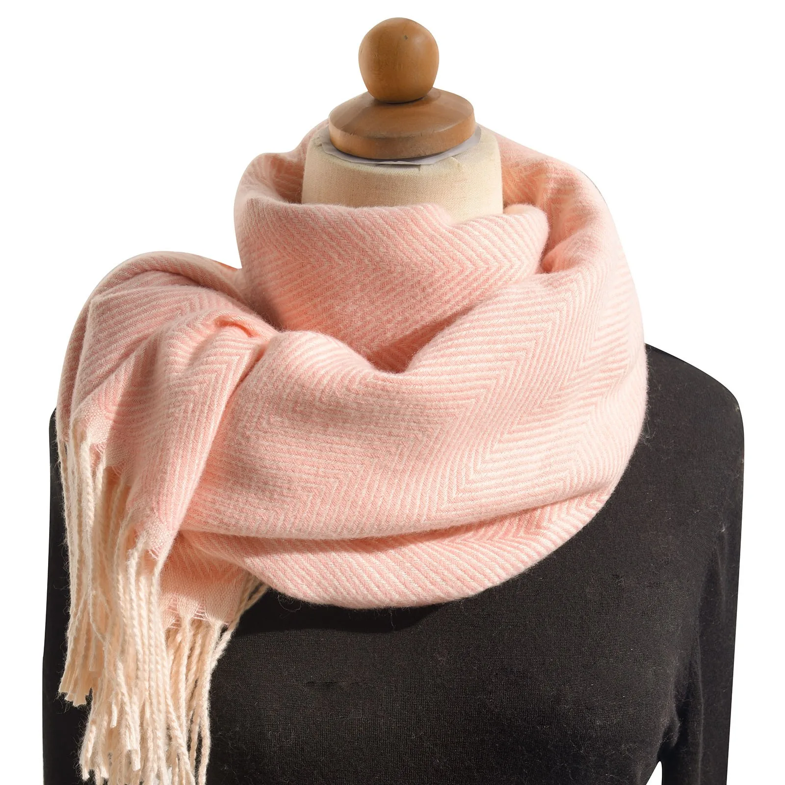 Lenço longo e quente de caxemira feminino, hijab de inverno coreano sólido, xale feminino, pashmina, lenço de cabeça bandana, novo