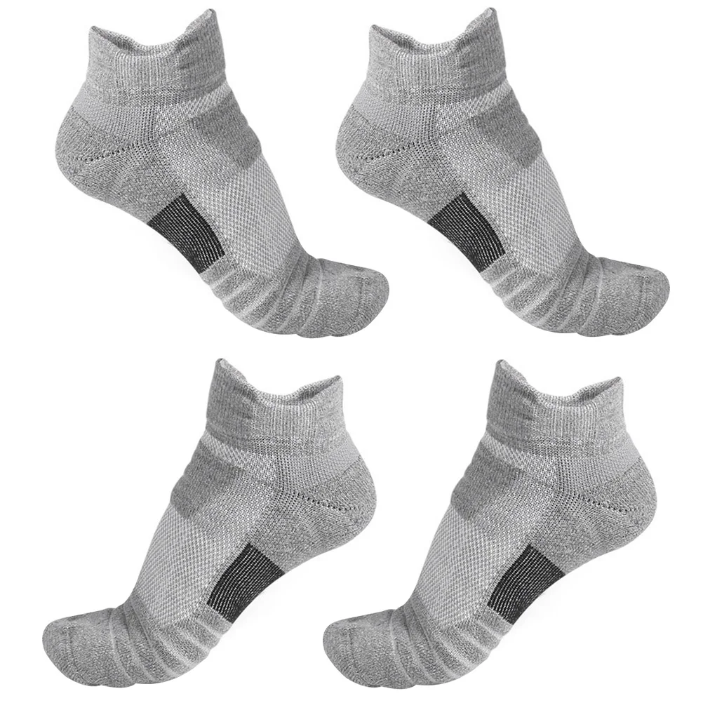 2Pairs Premium Socks for Running Breathable Absorbent Athletic Socks Suitable for Sports Casual Wear Smooth Seam Design